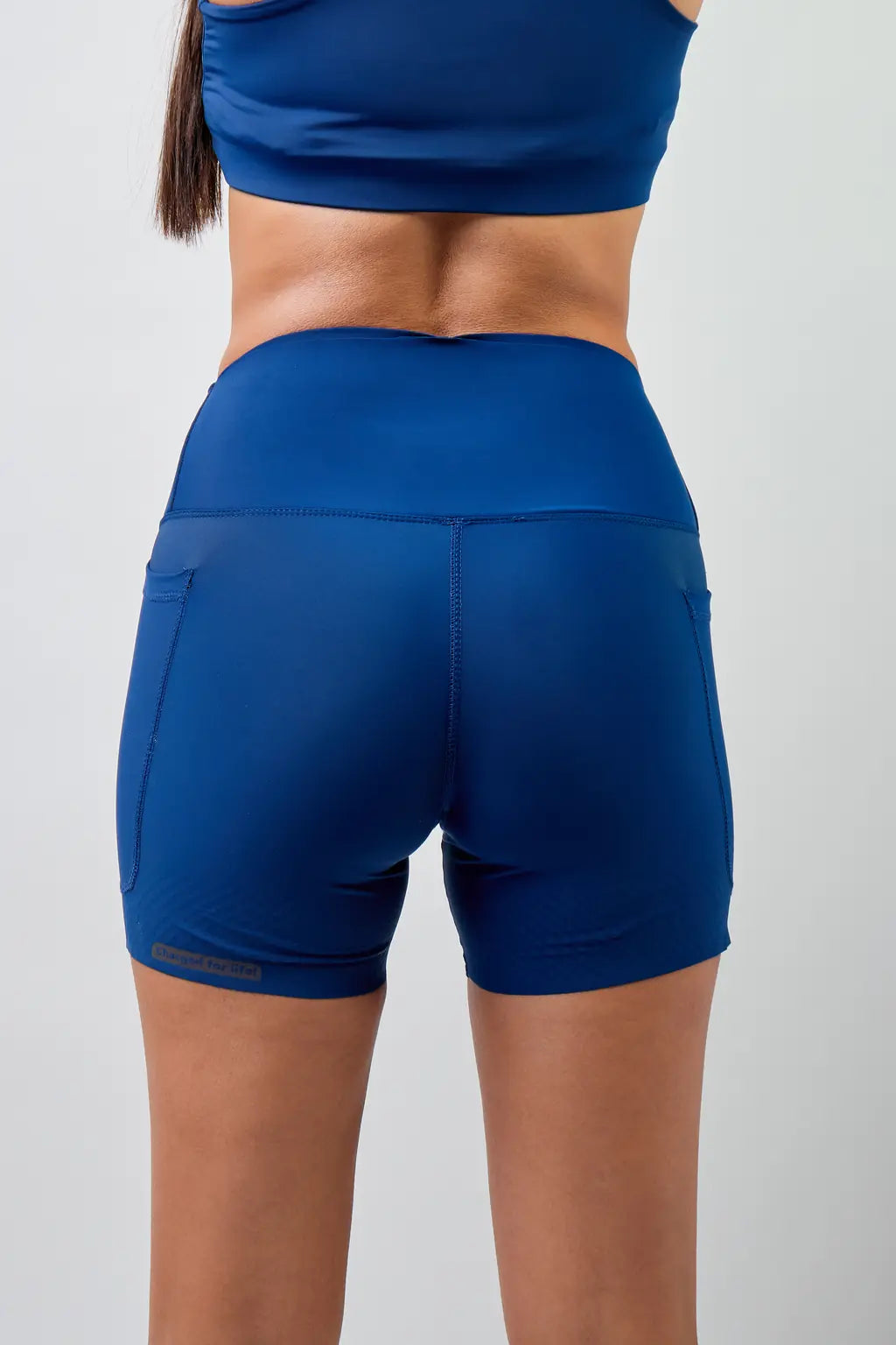 Biker Running Shorts deportivos para dama con bolsillo-20