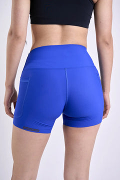 Biker Running Shorts deportivos para dama con bolsillo-34