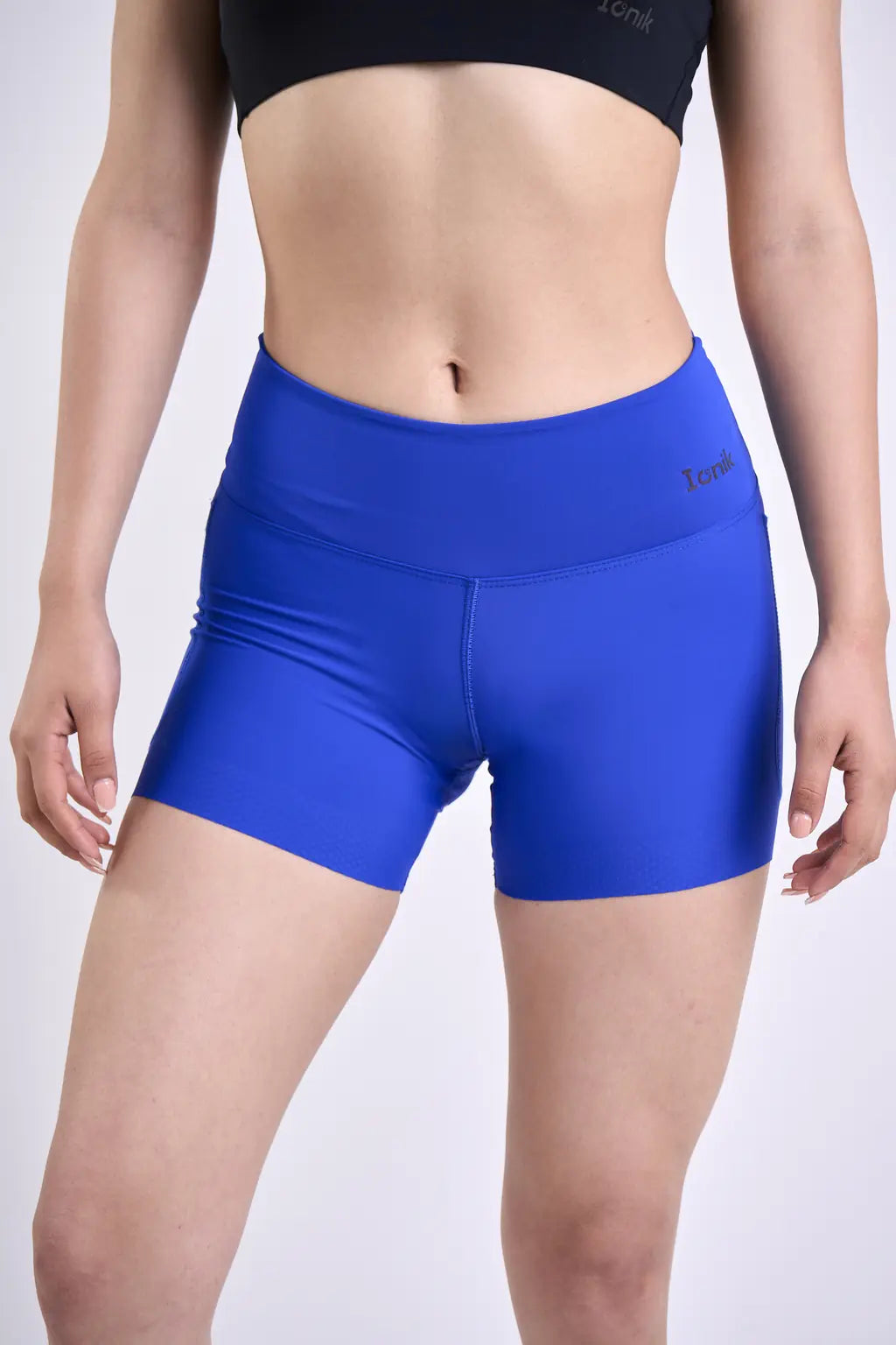 Biker Running Shorts deportivos para dama con bolsillo-33