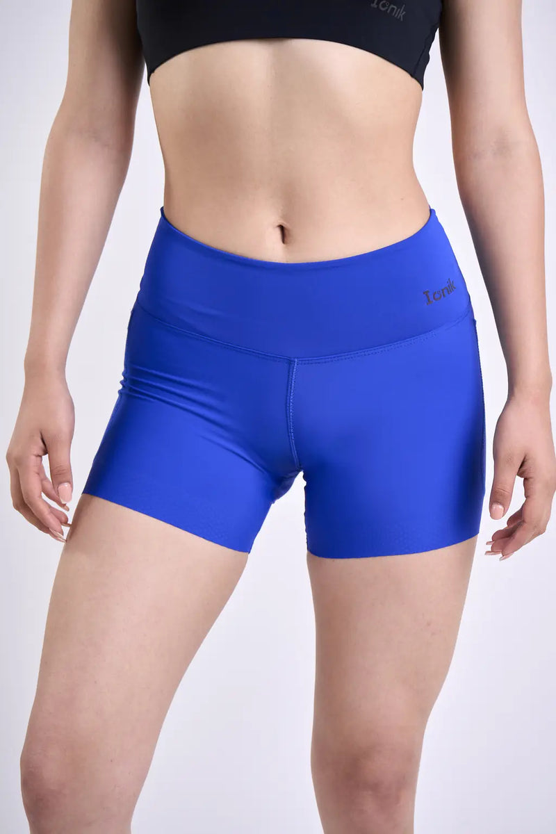 Biker Running Shorts deportivos para dama con bolsillo-33