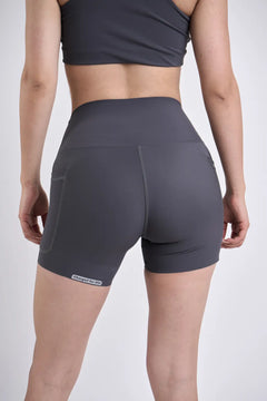 Biker Running Shorts deportivos para dama con bolsillo-38