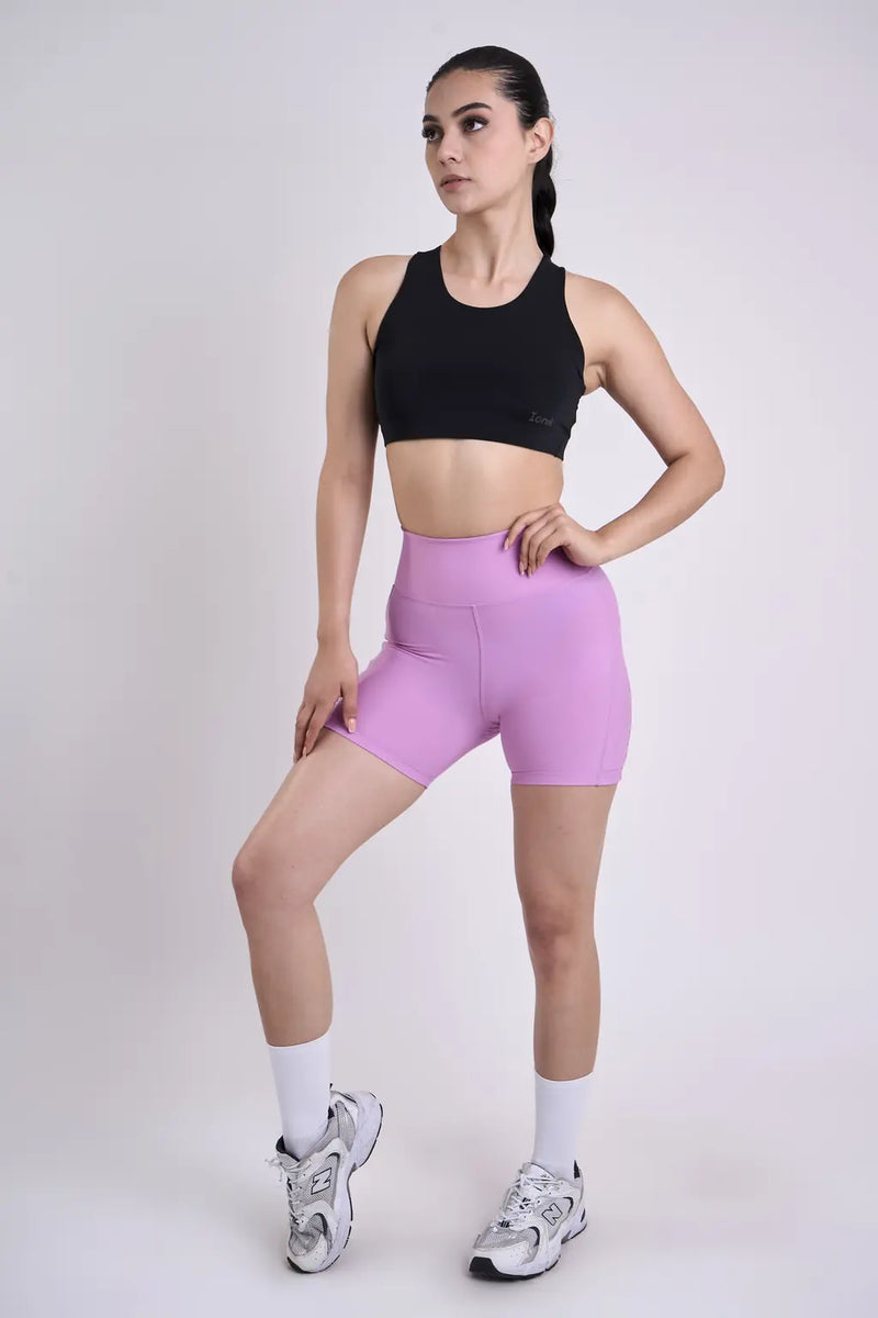Shorts deportivos Biker Peach Fitness para dama-4