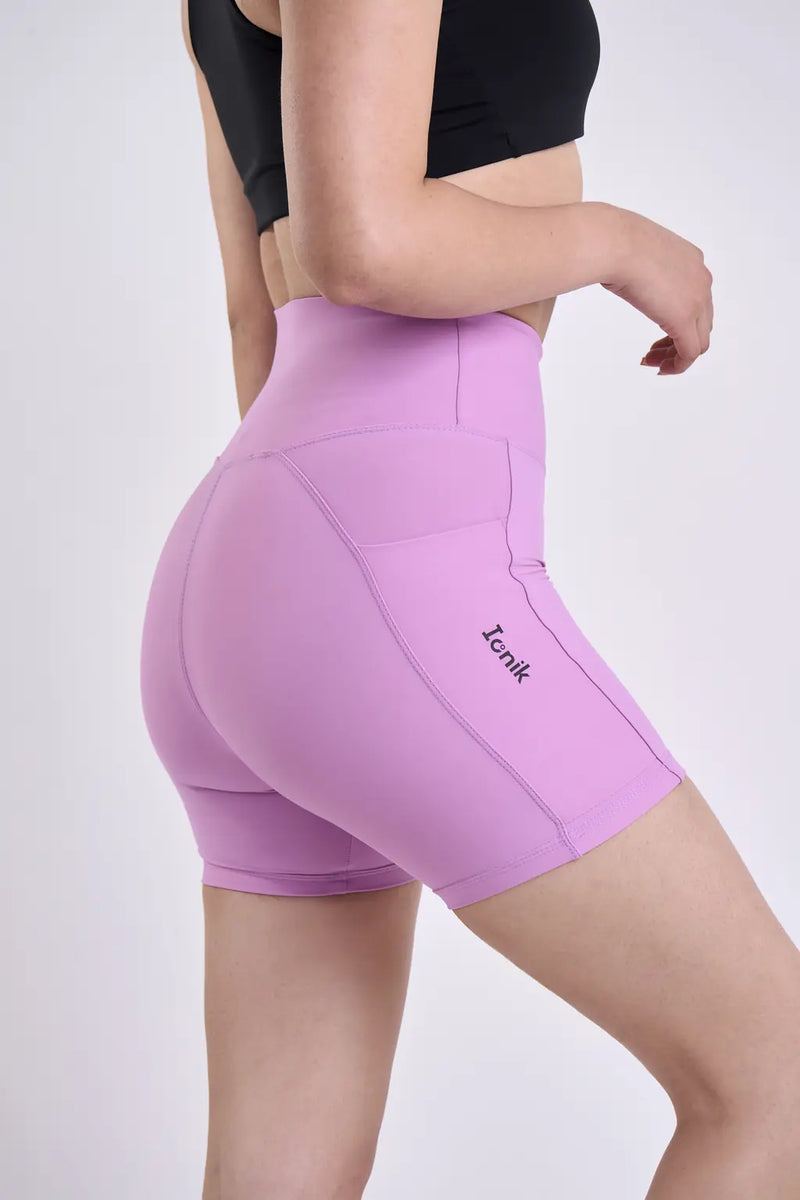 Shorts deportivos Biker Peach Fitness para dama-3