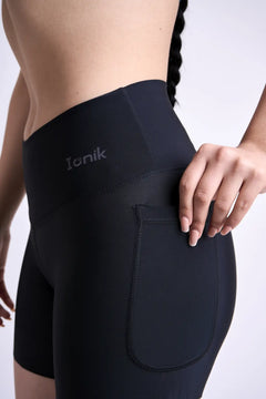 Biker Running Shorts deportivos para dama con bolsillo-10
