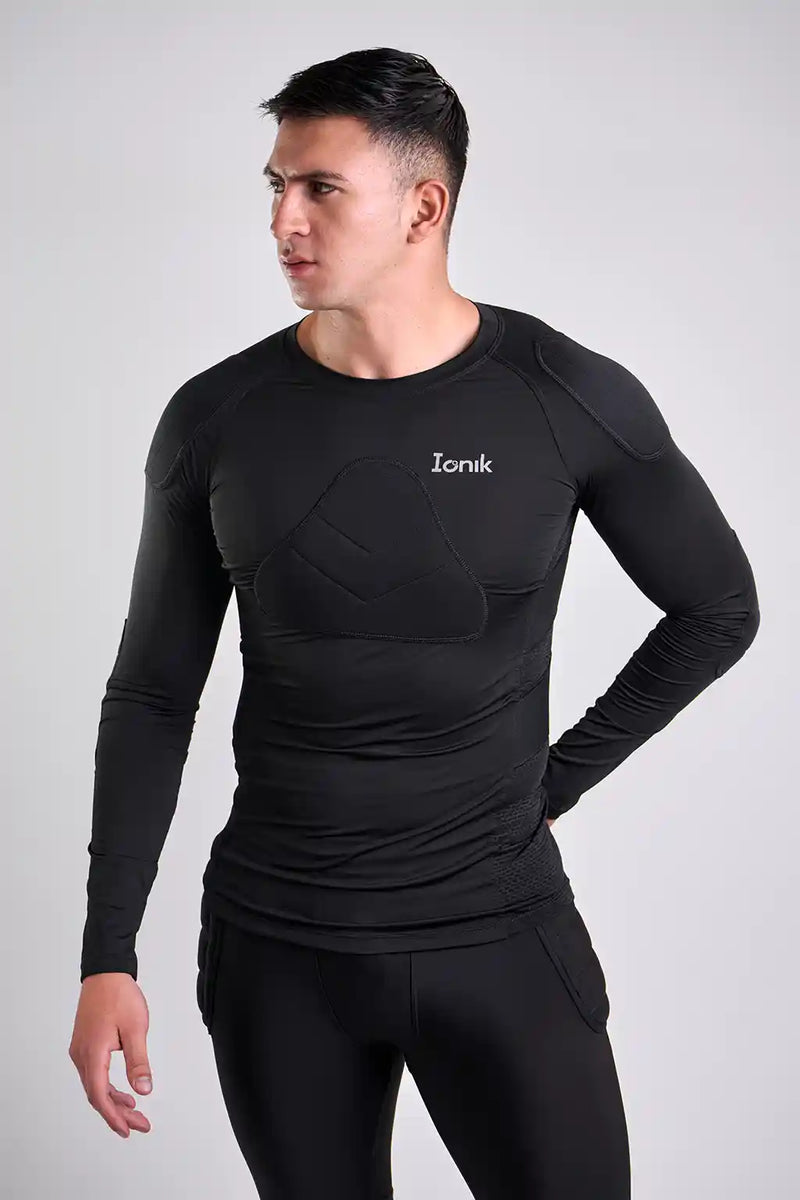 Buzo portero negro para hombre-1