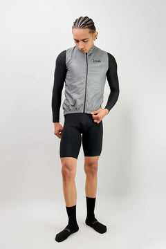 Chaleco de ciclismo UNISEX reflectivo gris-16