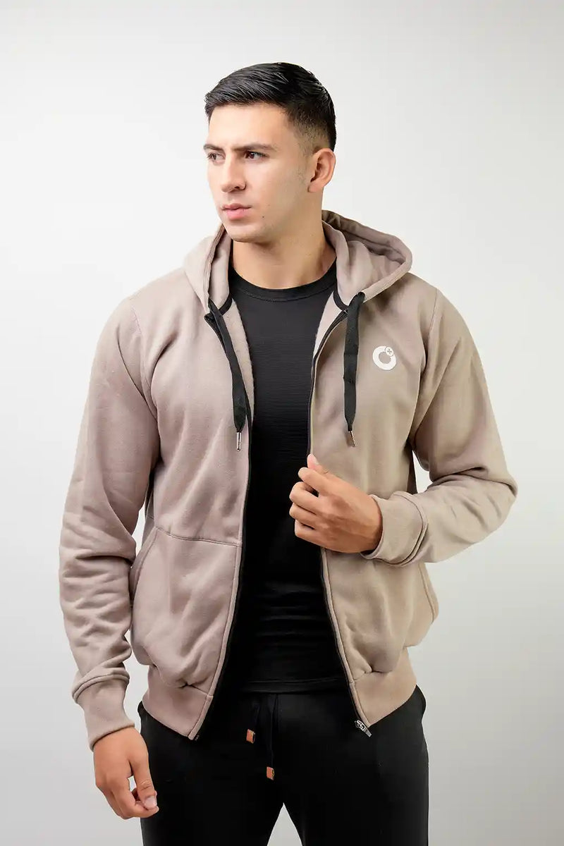 Chaqueta Polar Basic Zipper para hombre-16