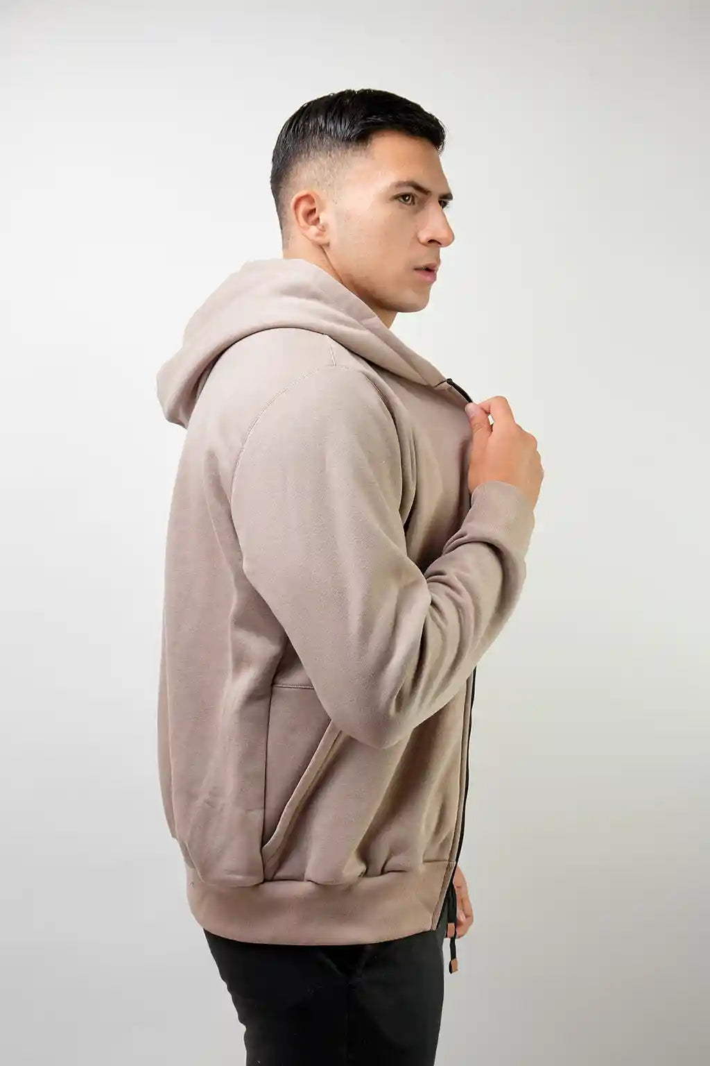 Chaqueta Polar Basic Zipper para hombre-17