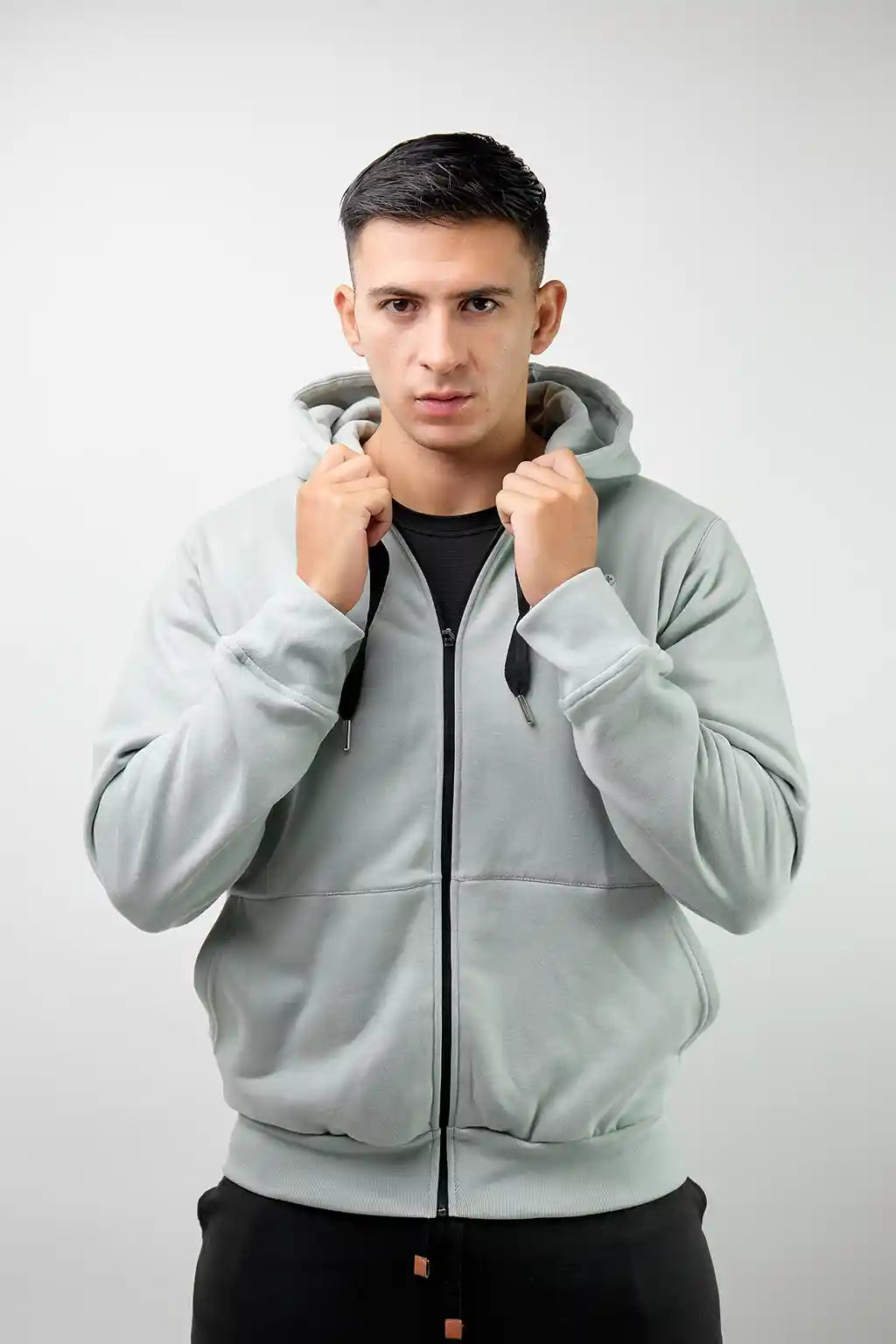 Chaqueta Polar Basic Zipper para hombre-9