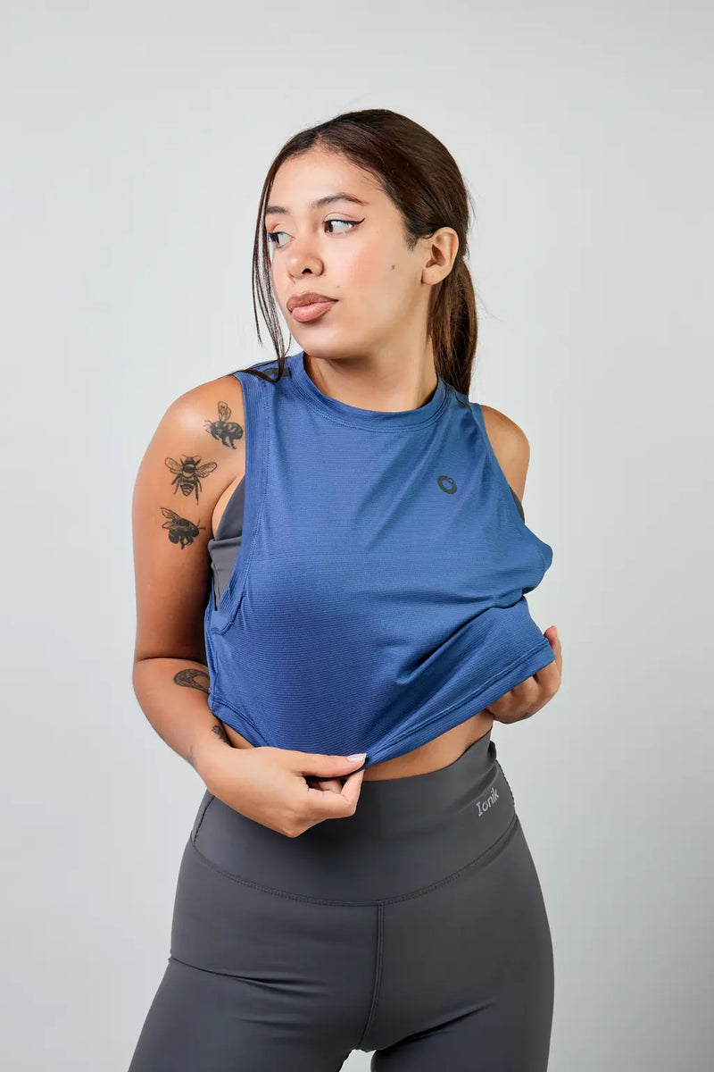 Crop Top Tank para mujer-13
