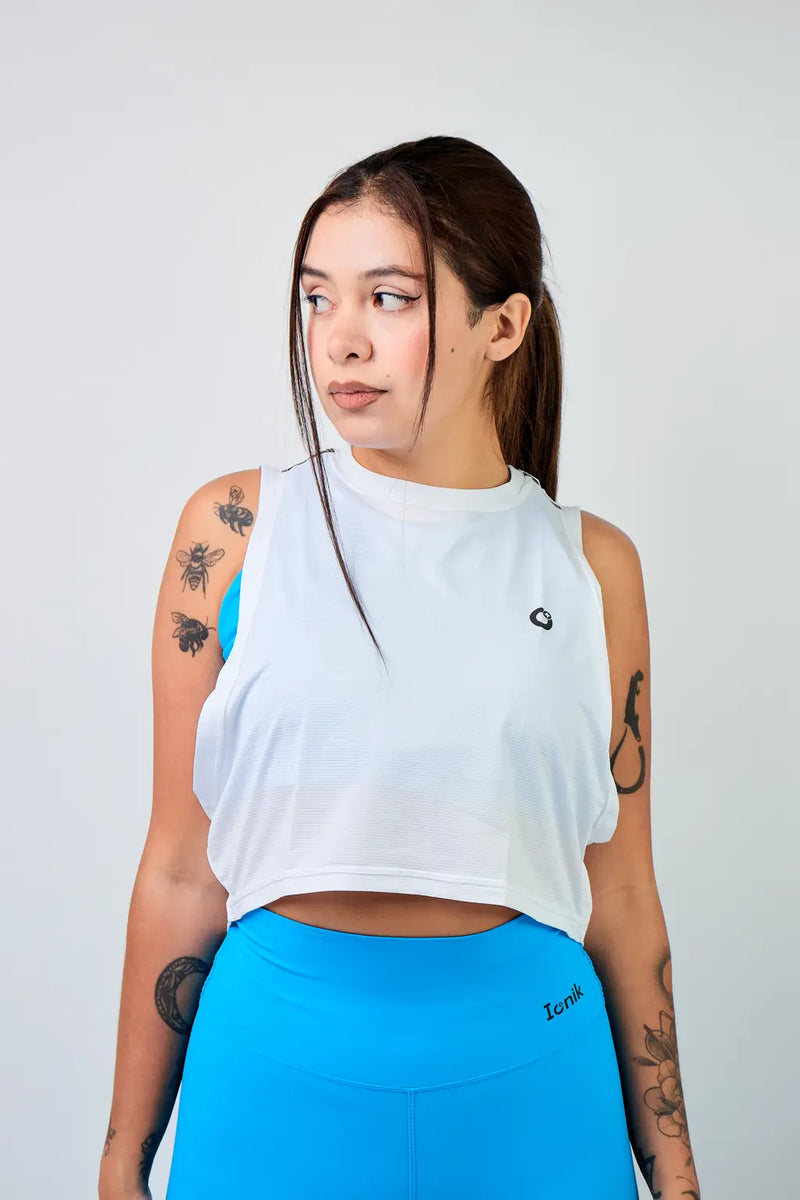 Crop Top Tank para mujer-16
