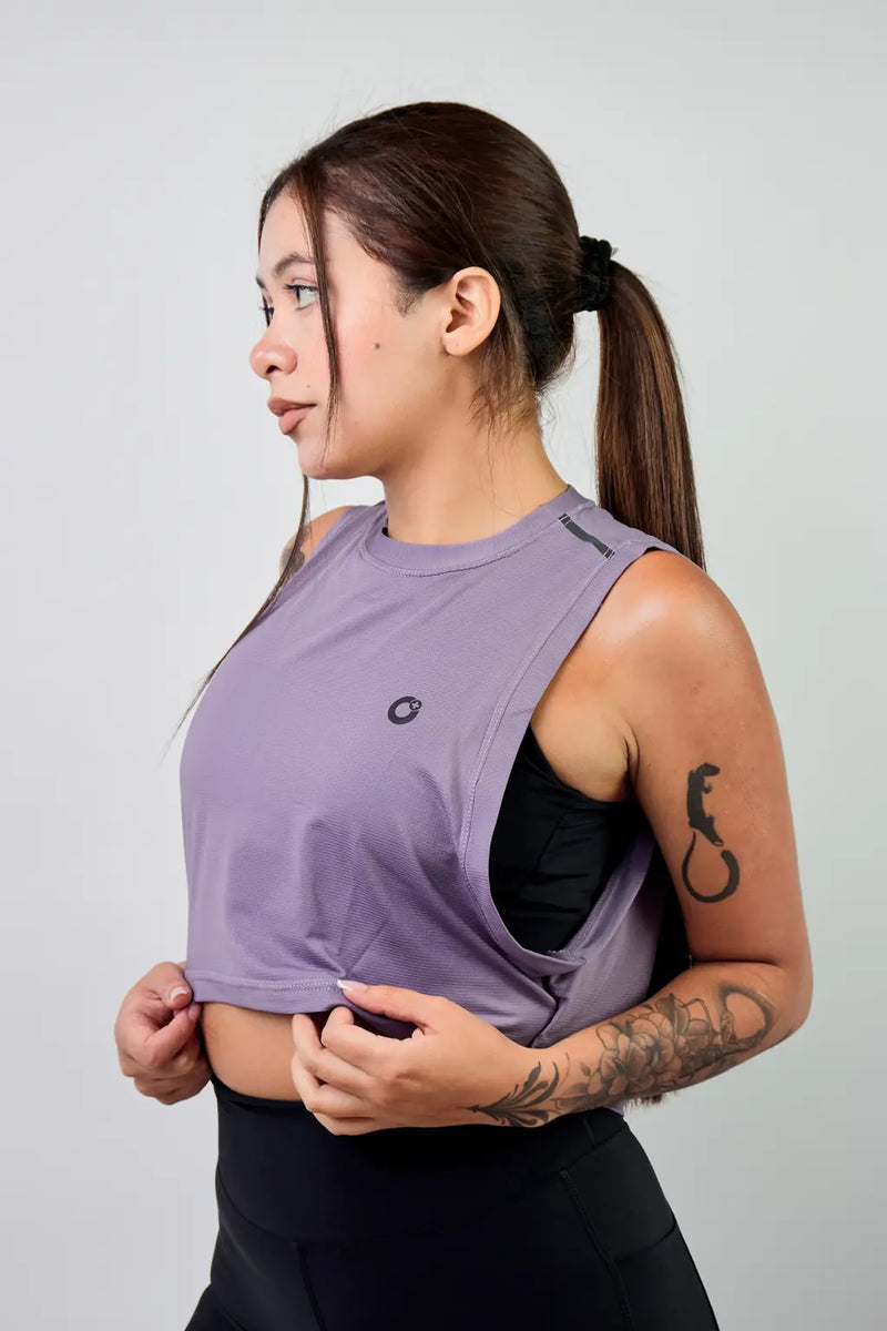 Crop Top Tank para mujer-34