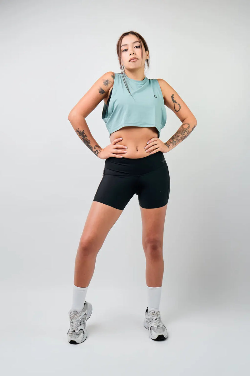 Crop Top Tank para mujer-8