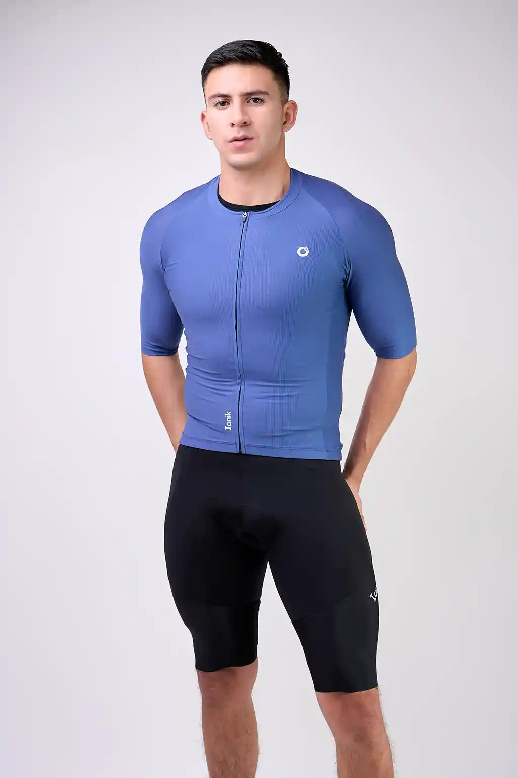 Jersey Start de ciclismo para hombre manga corta con detalles reflectivos-20