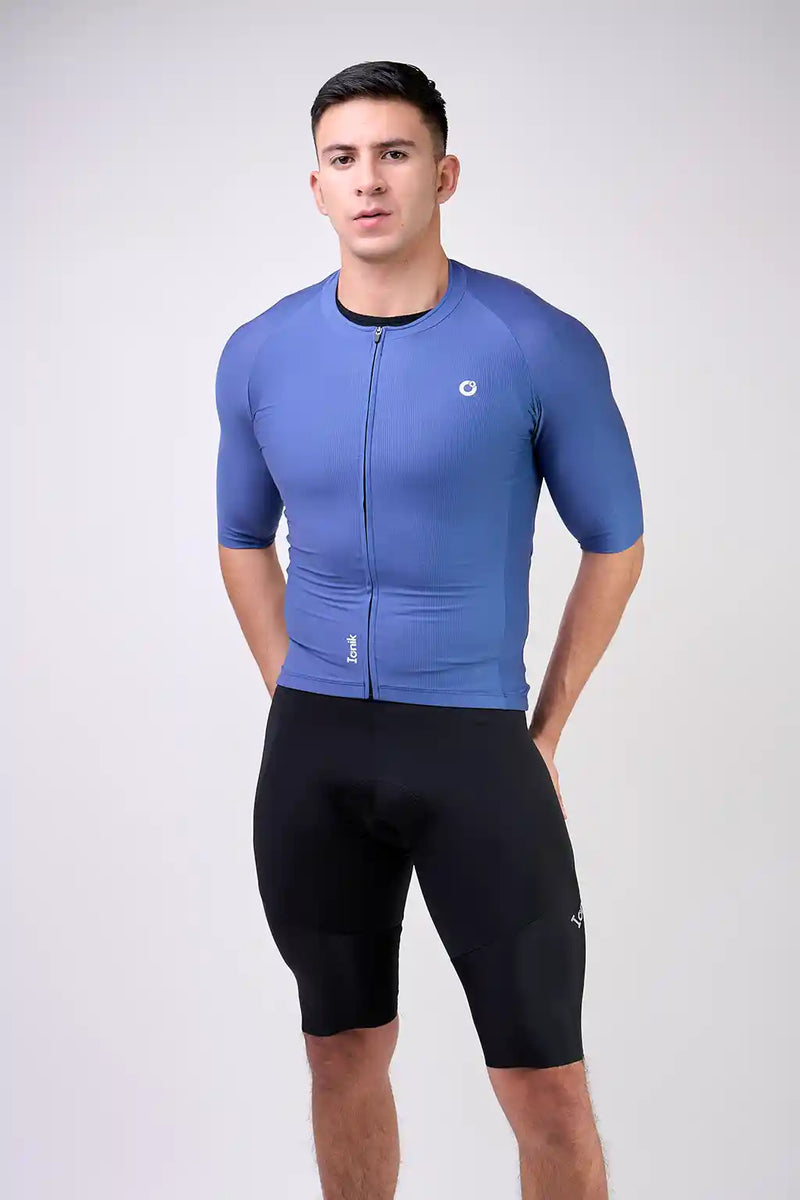 Jersey Start de ciclismo para hombre manga corta con detalles reflectivos-20