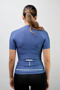 Jersey de ciclismo para mujer manga corta con detalles reflectivos-13
