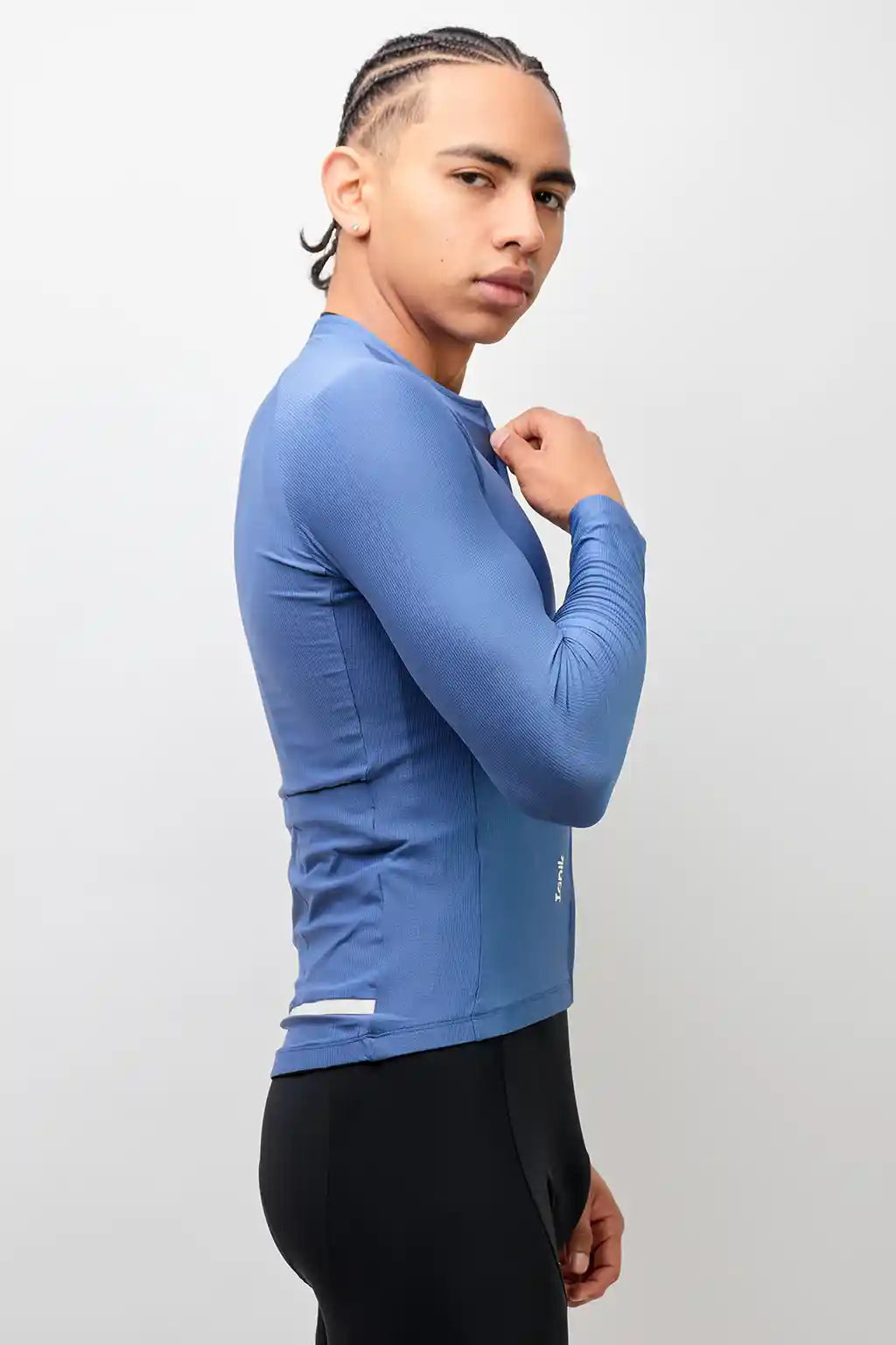 Jersey Start de ciclismo para hombre manga larga con detalles reflectivos-16