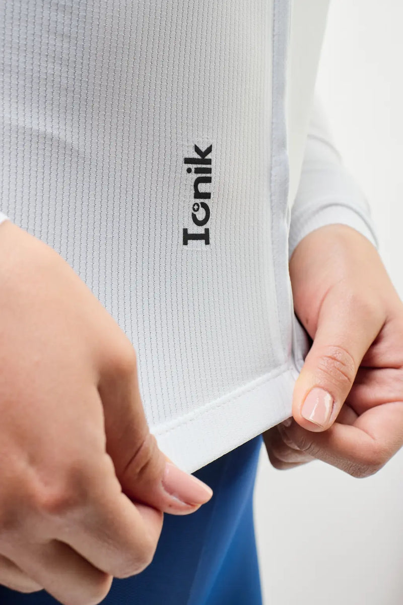 Jersey de ciclismo para mujer manga larga con detalles reflectivos-5