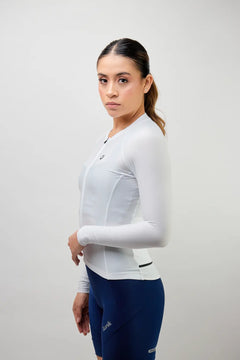 Jersey de ciclismo para mujer manga larga con detalles reflectivos-8