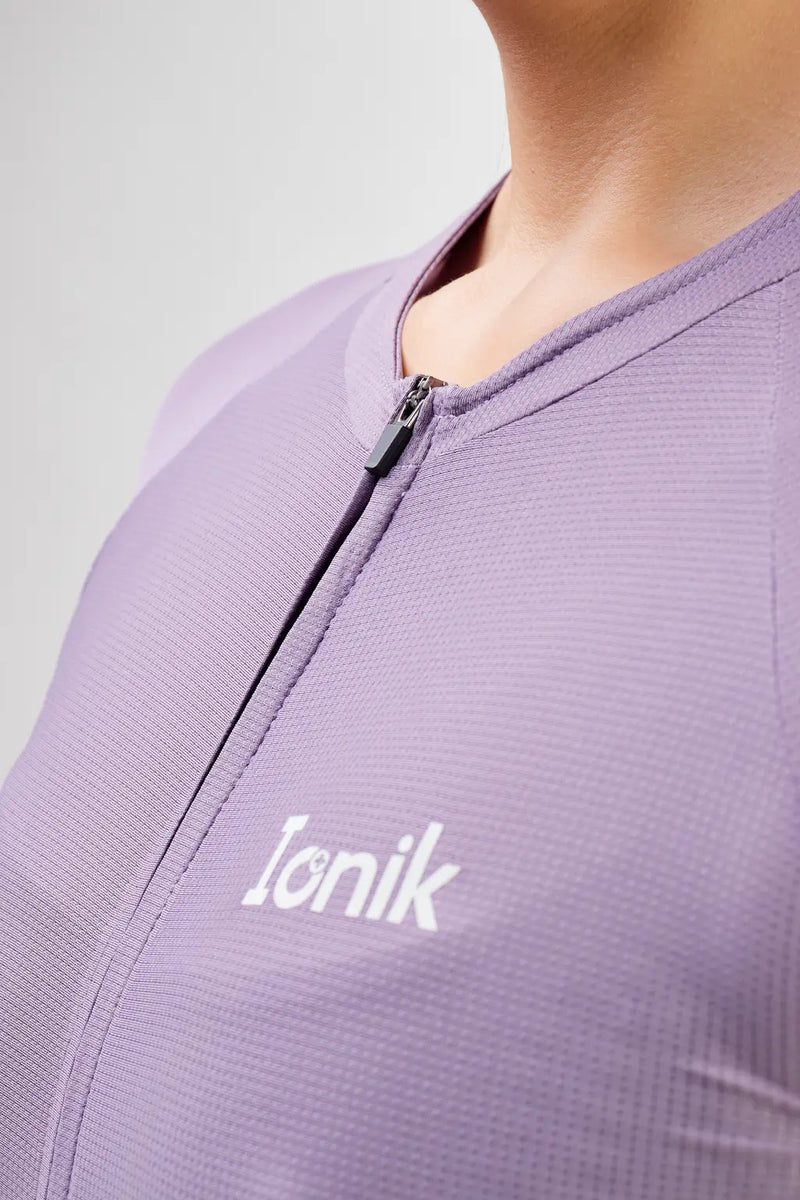 Jersey de ciclismo para mujer manga corta con detalles reflectivos-6