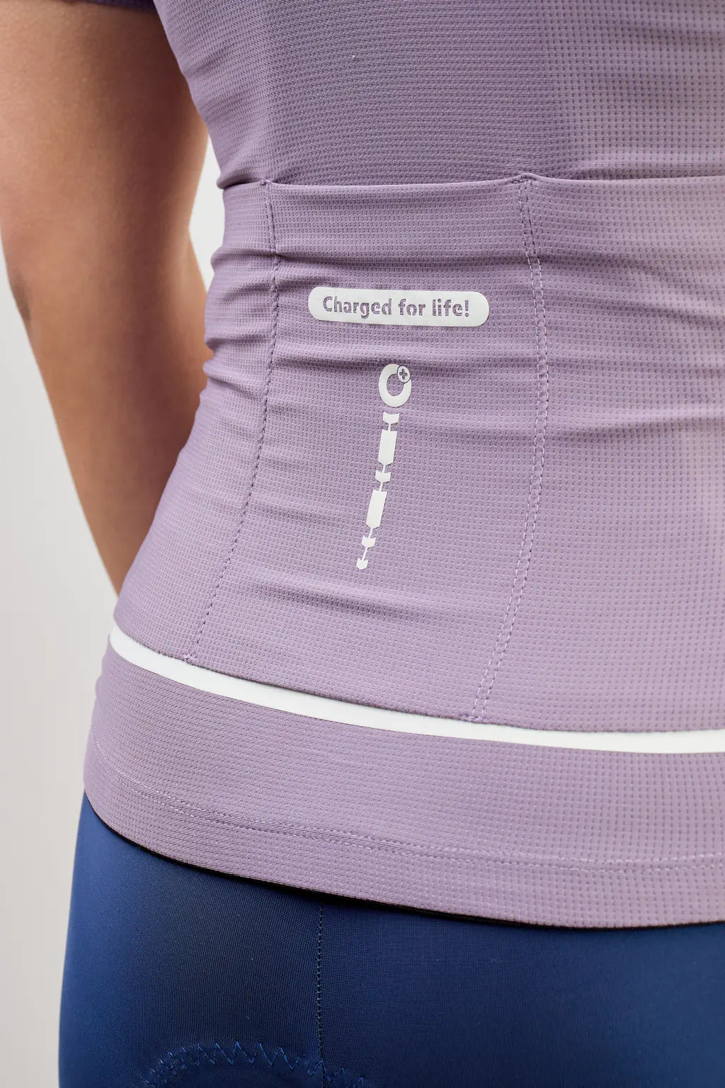 Jersey de ciclismo para mujer manga corta con detalles reflectivos-9