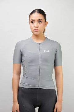 Jersey de ciclismo para mujer manga corta con detalles reflectivos-30