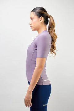 Jersey de ciclismo para mujer manga corta con detalles reflectivos-10
