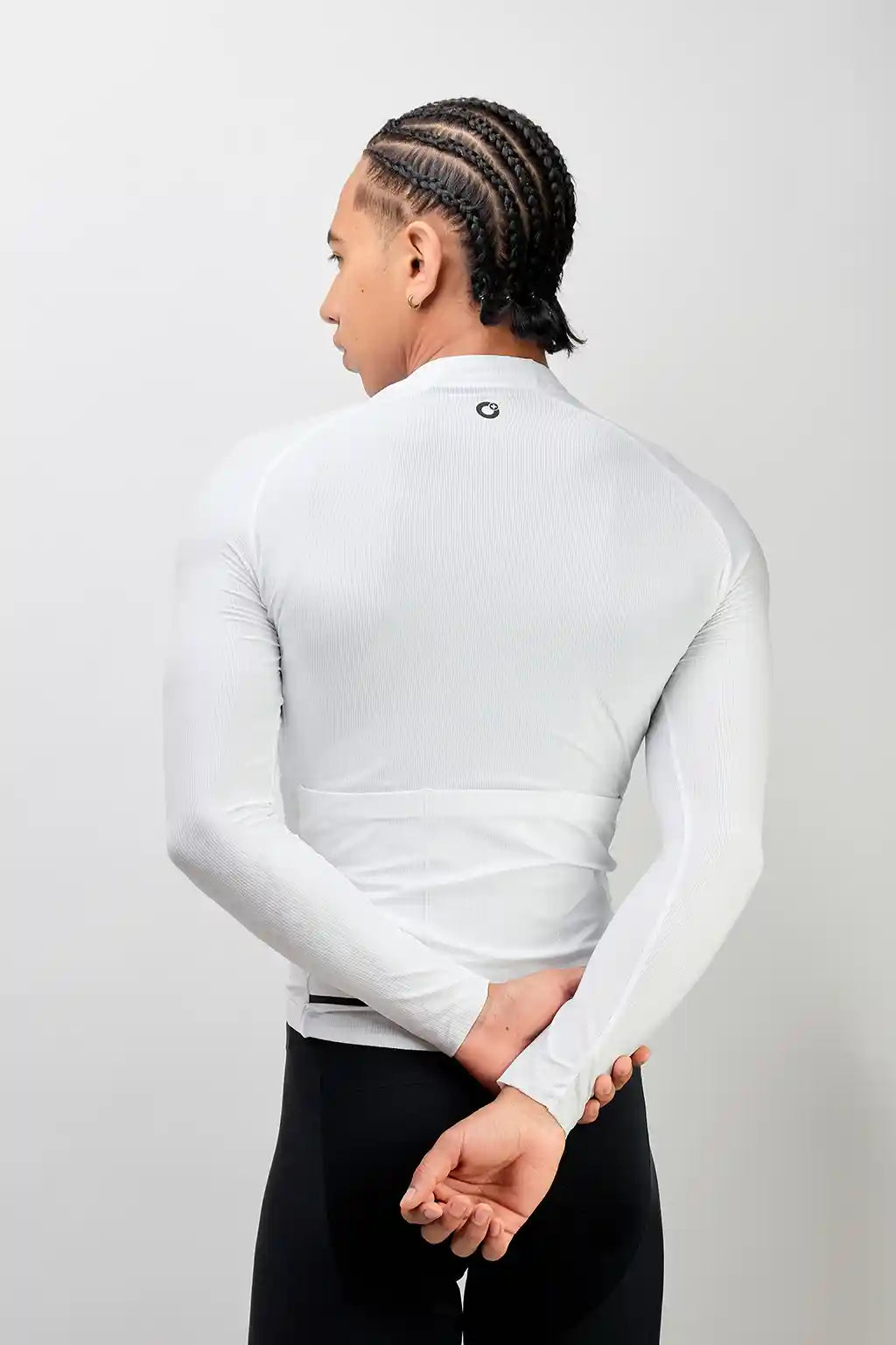 Jersey Start de ciclismo para hombre manga larga con detalles reflectivos-29