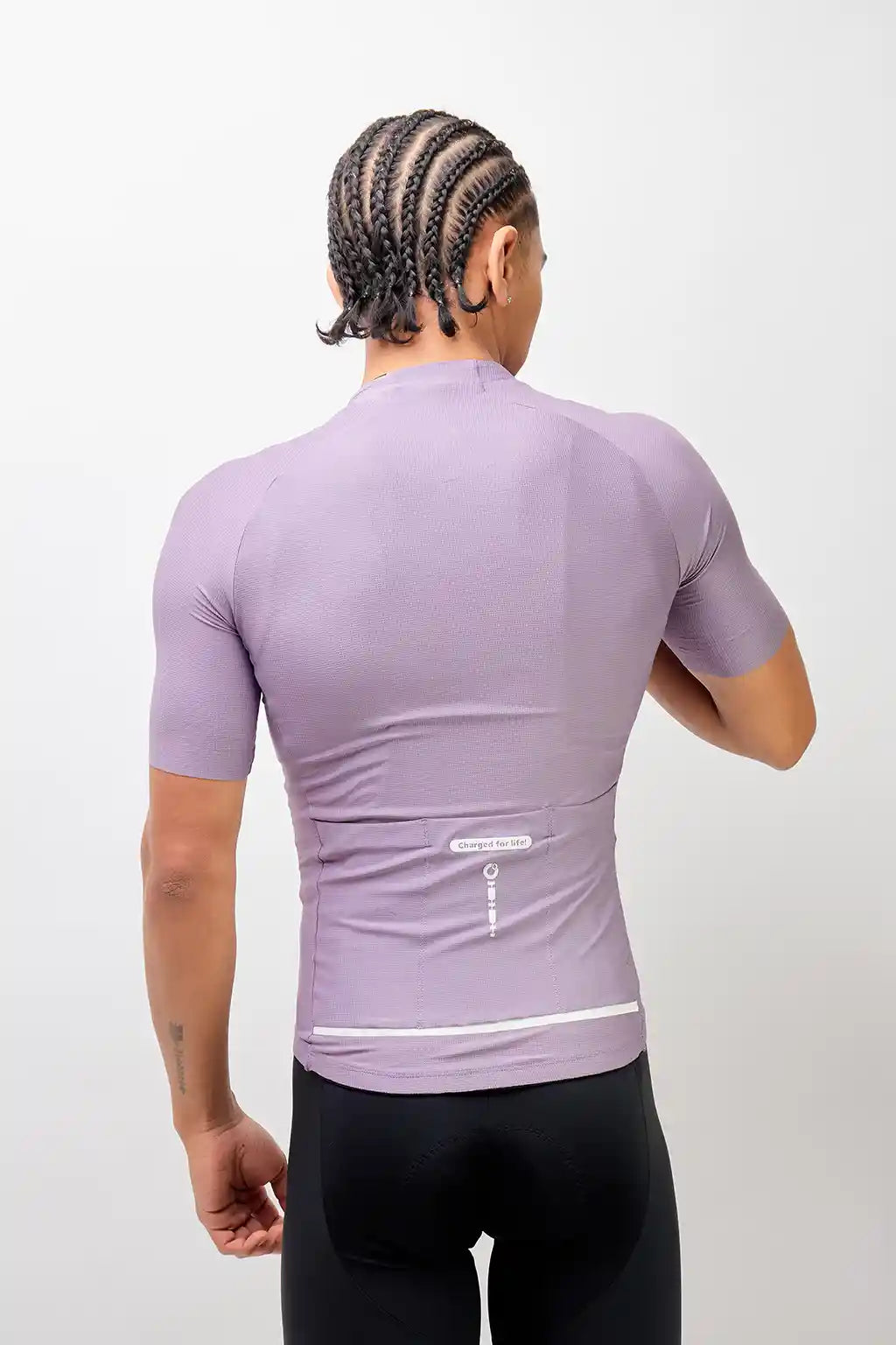 Jersey Start de ciclismo para hombre manga corta con detalles reflectivos-31