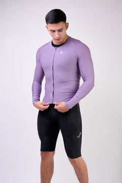 Jersey Start de ciclismo para hombre manga larga con detalles reflectivos-26