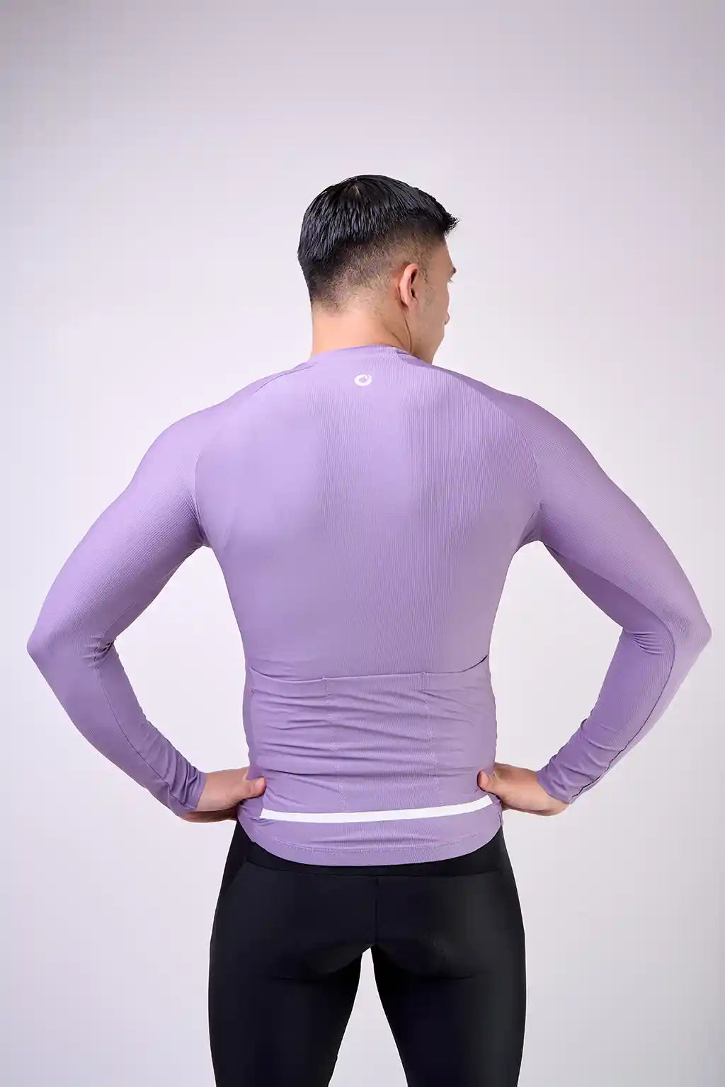 Jersey Start de ciclismo para hombre manga larga con detalles reflectivos-24