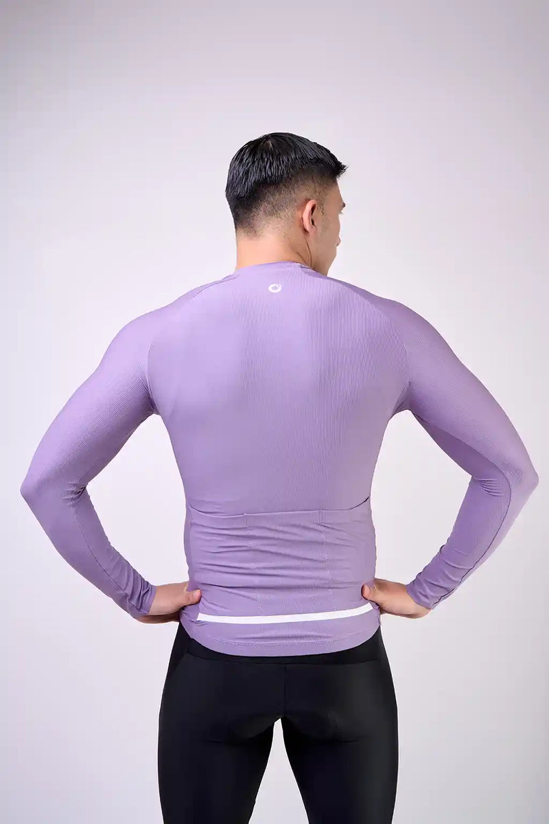 Jersey Start de ciclismo para hombre manga larga con detalles reflectivos-24