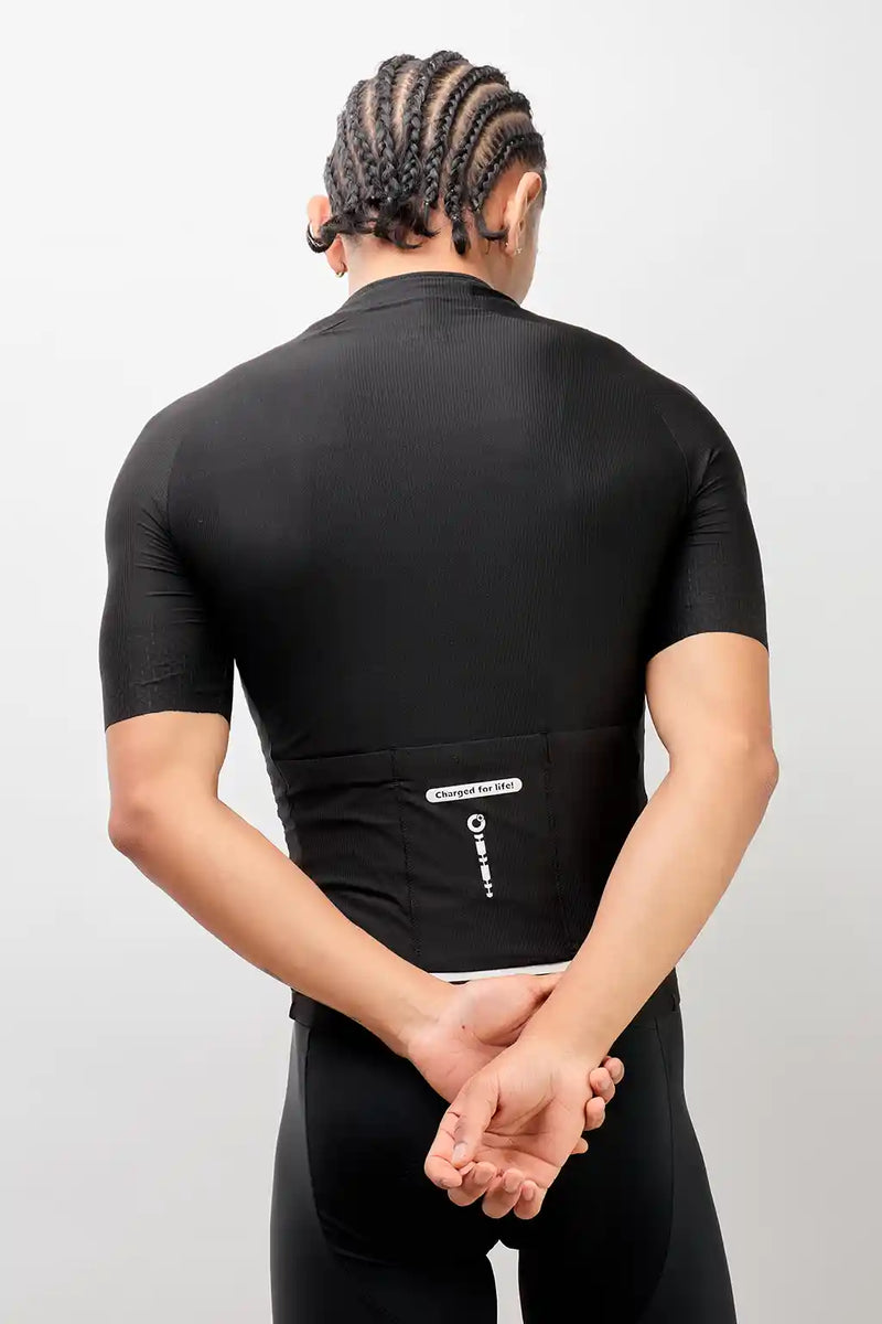 Jersey Start de ciclismo para hombre manga corta con detalles reflectivos-28