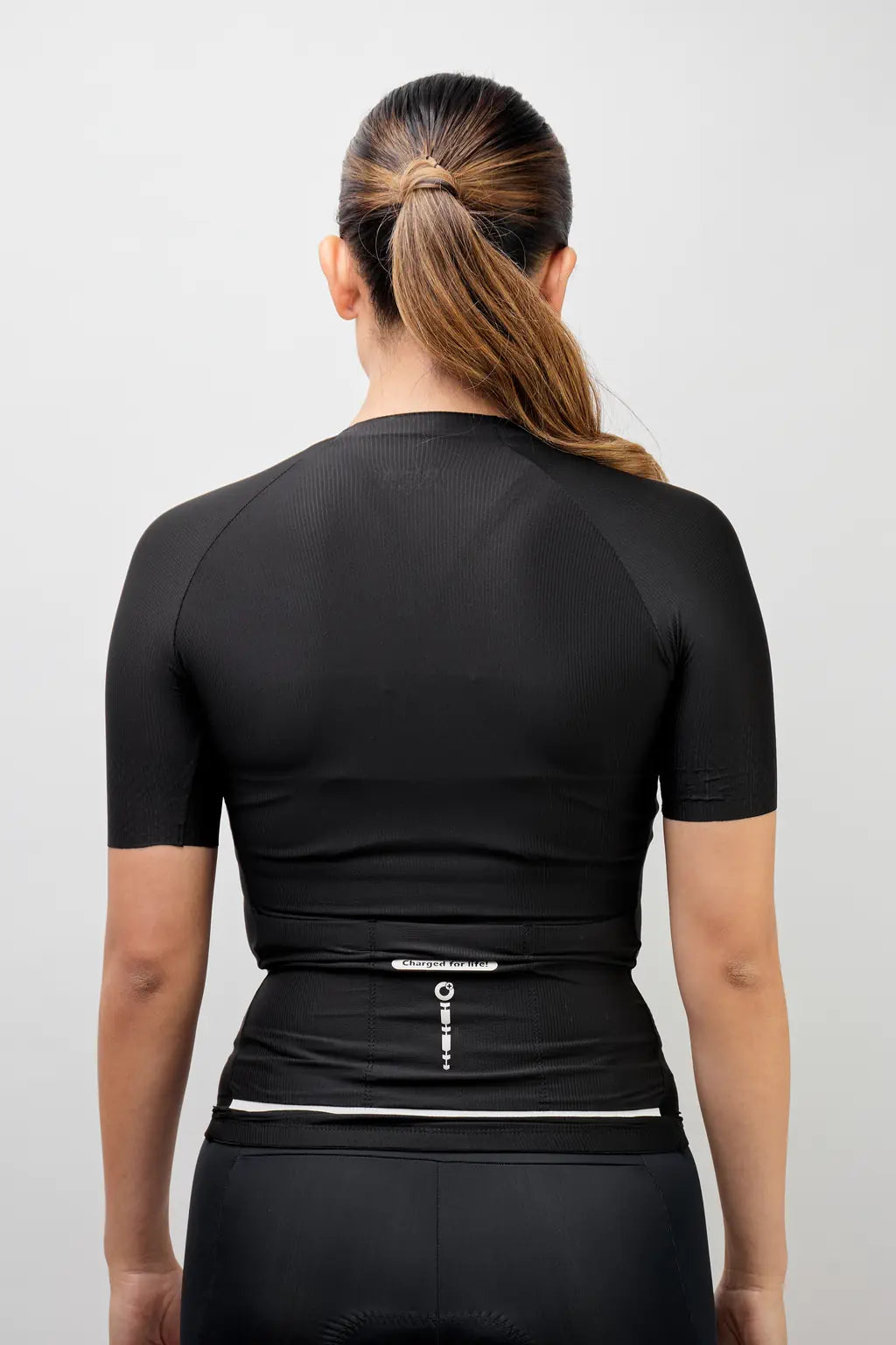 Jersey de ciclismo para mujer manga corta con detalles reflectivos-38
