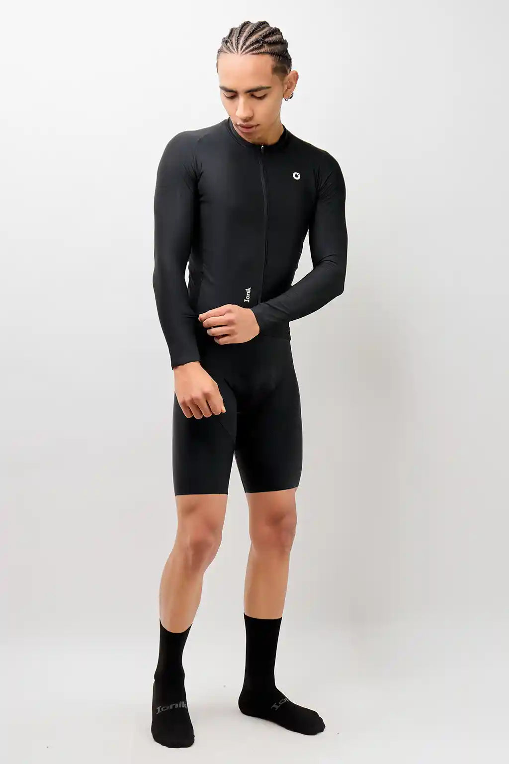 Jersey Start de ciclismo para hombre manga larga con detalles reflectivos-28
