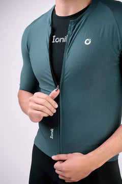 Jersey Start de ciclismo para hombre manga corta con detalles reflectivos-4