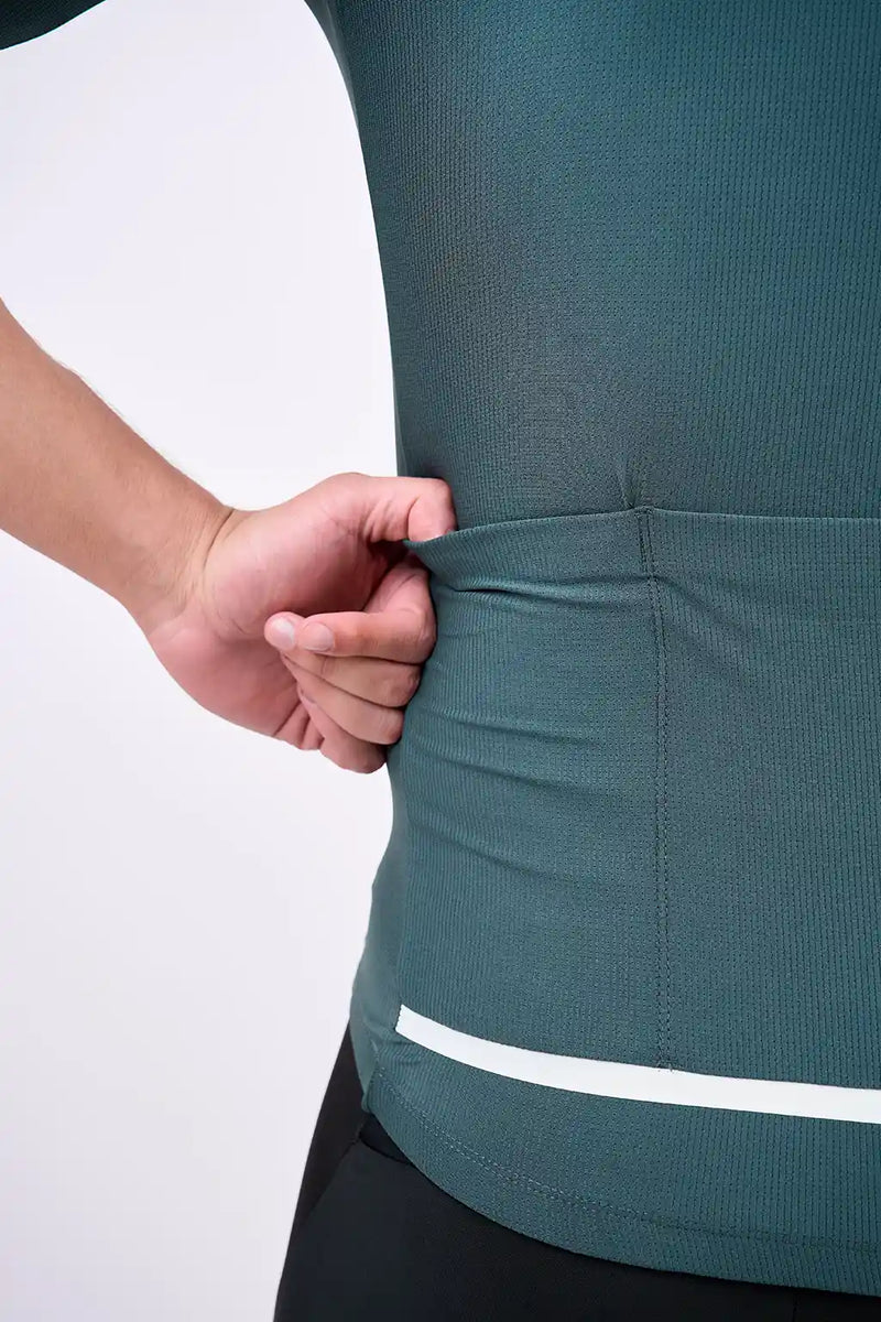 Jersey Start de ciclismo para hombre manga corta con detalles reflectivos-9