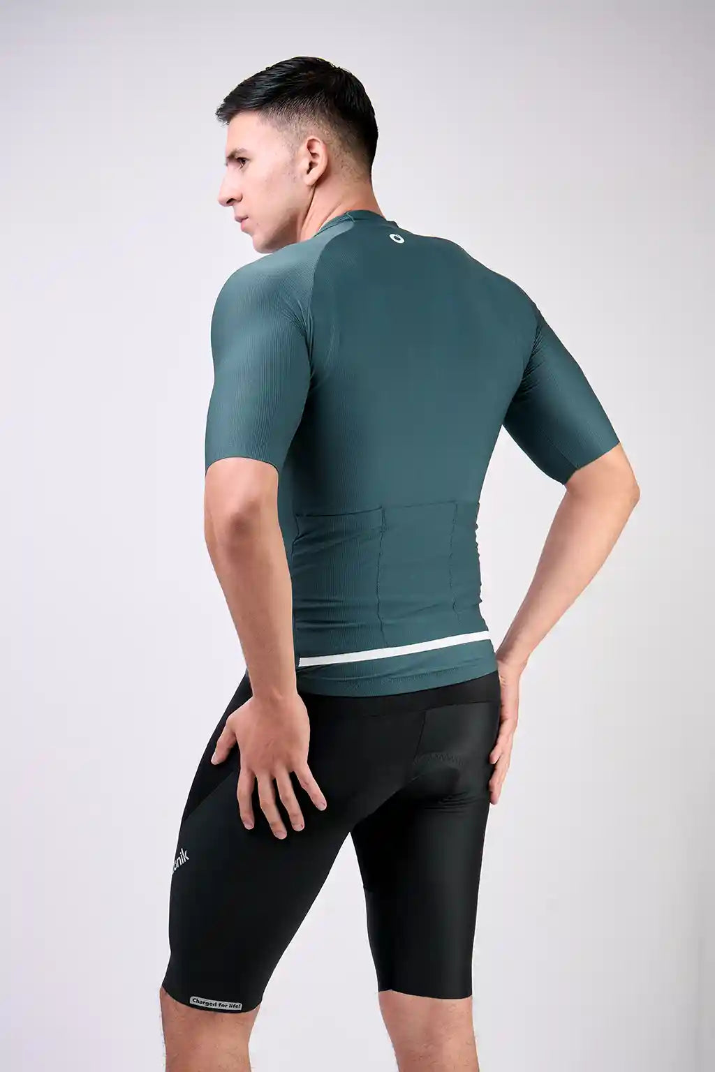 Jersey Start de ciclismo para hombre manga corta con detalles reflectivos-11