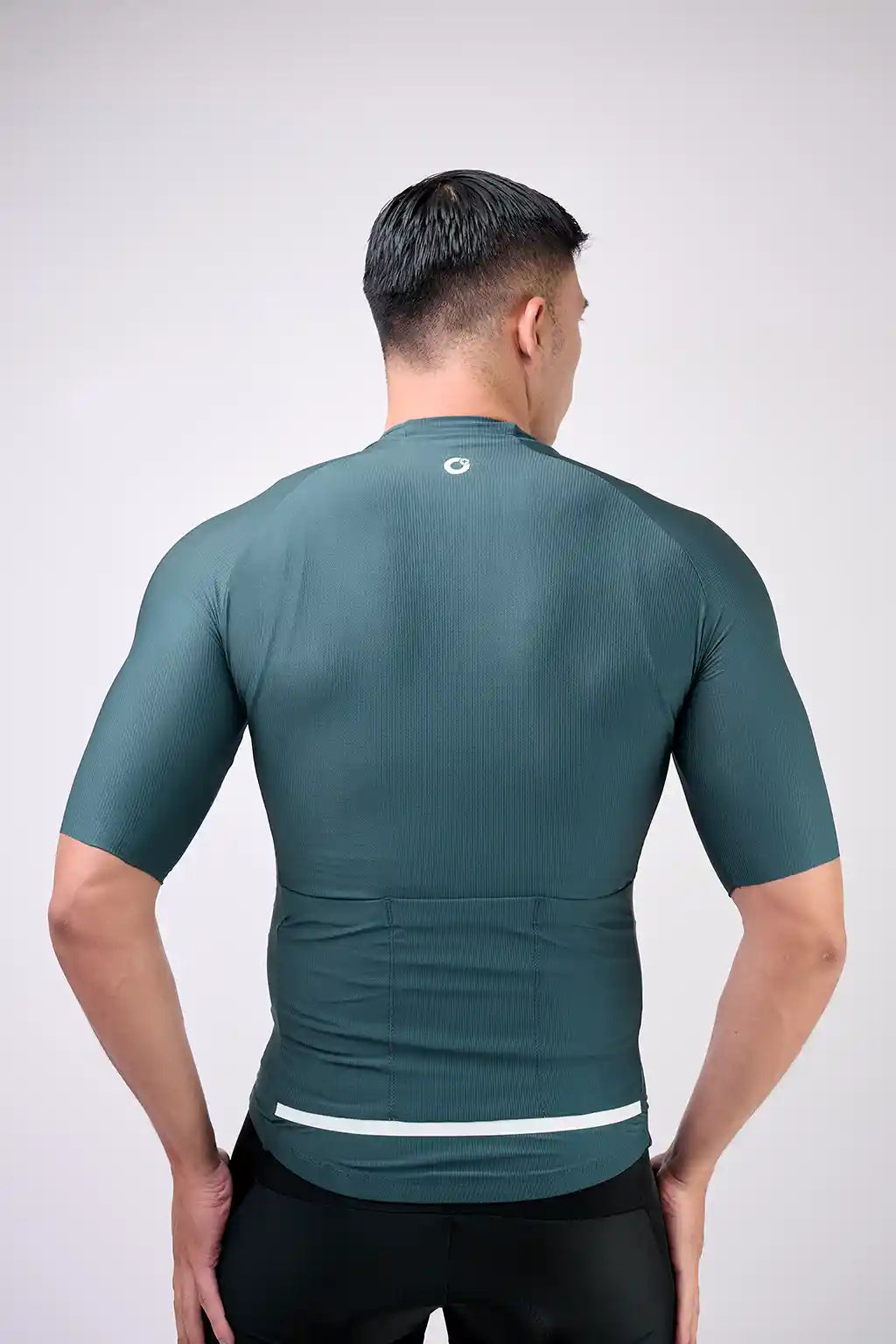 Jersey Start de ciclismo para hombre manga corta con detalles reflectivos