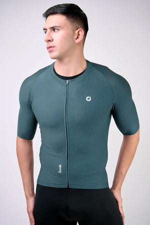 Jersey Start de ciclismo para hombre manga corta con detalles reflectivos