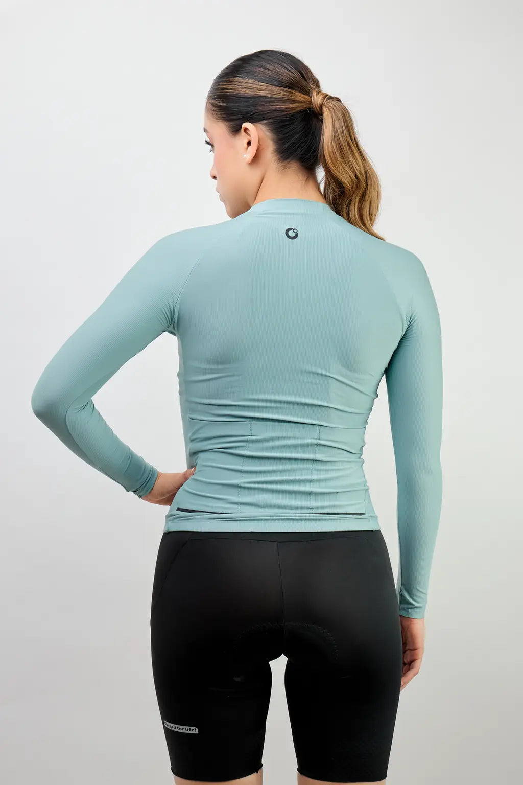 Jersey de ciclismo para mujer manga larga con detalles reflectivos-23