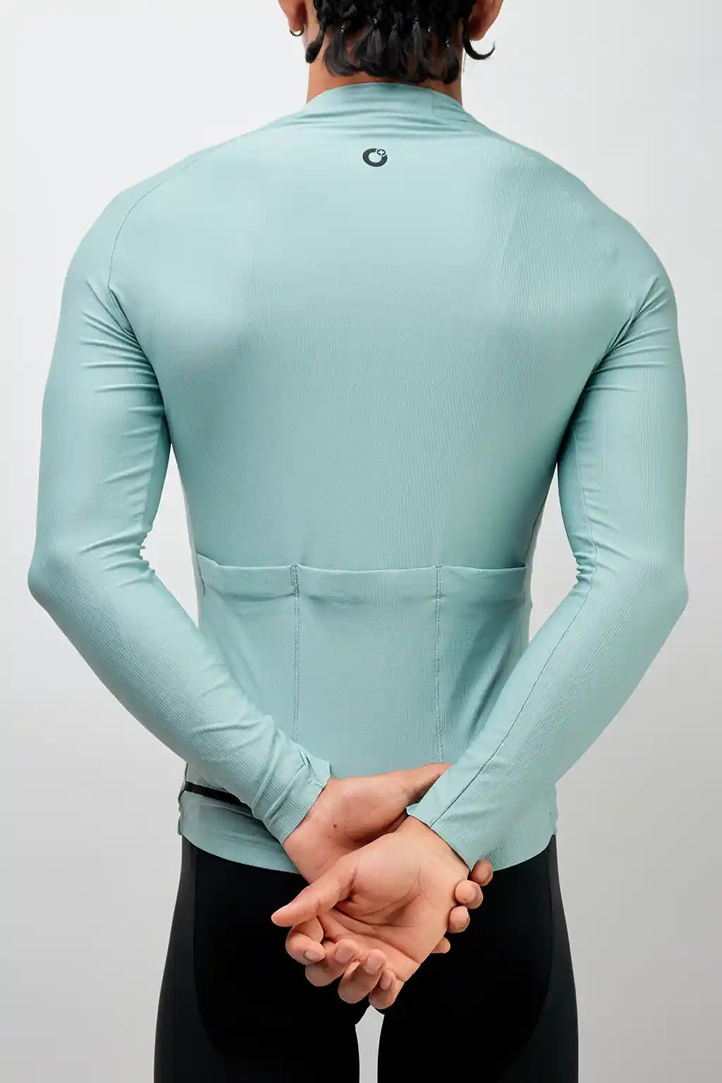 Jersey Start de ciclismo para hombre manga larga con detalles reflectivos