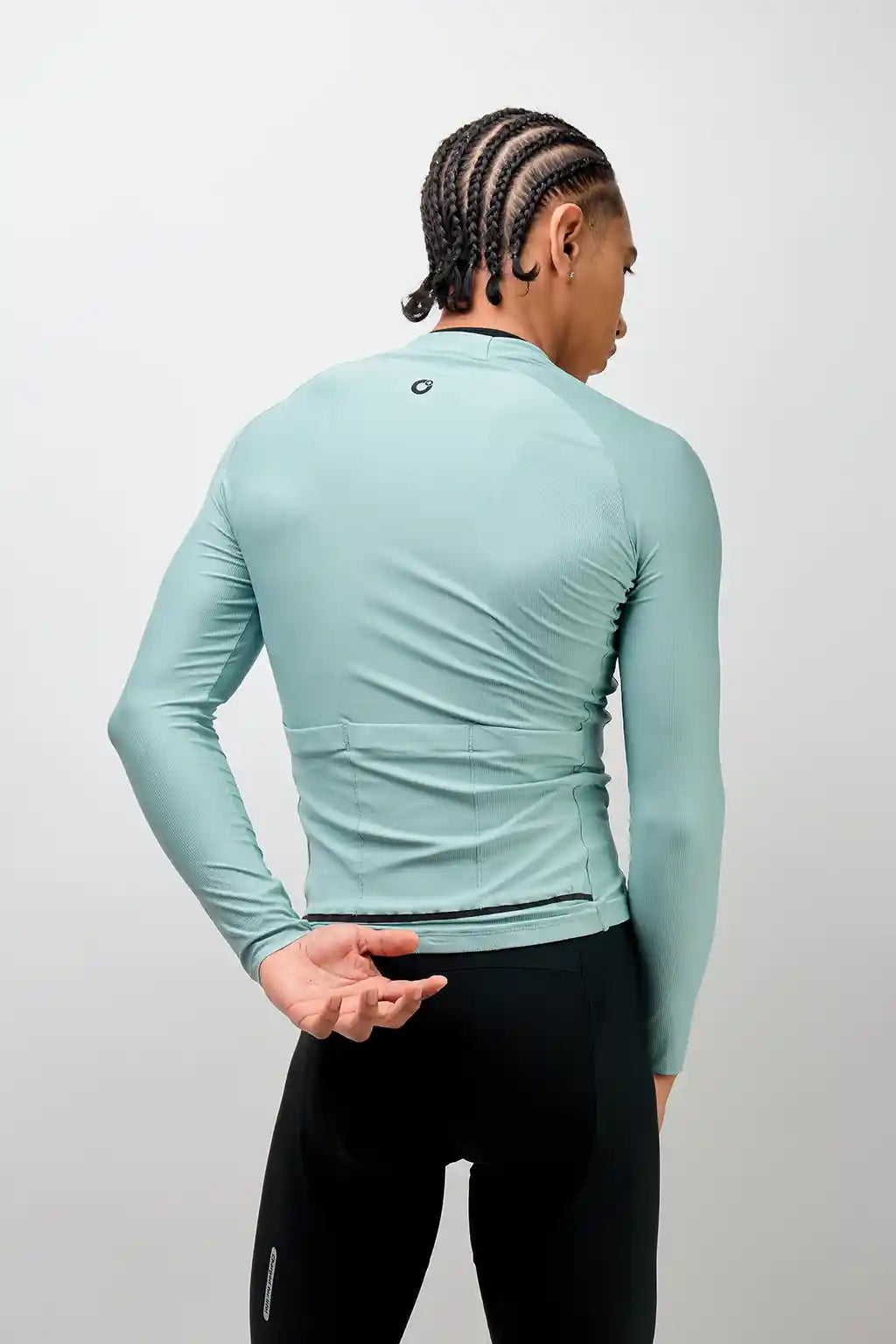 Jersey Start de ciclismo para hombre manga larga con detalles reflectivos-11