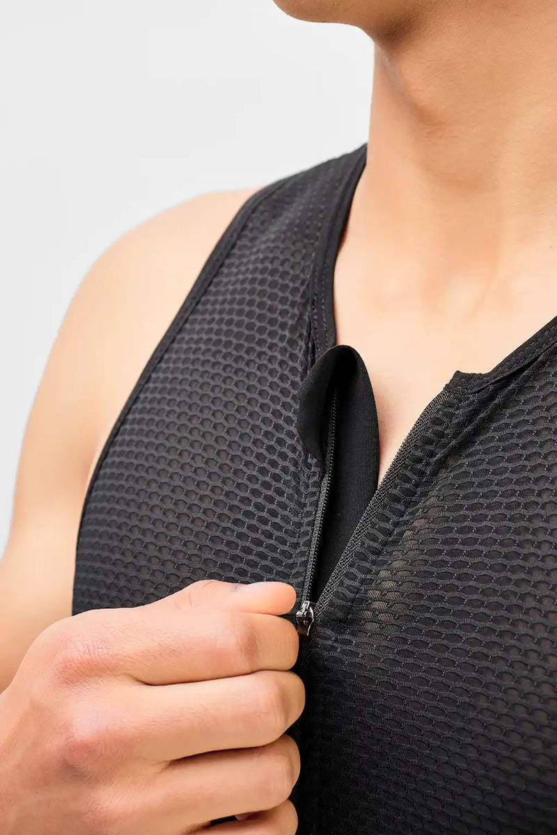 Licra negra Badana de ciclismo para hombre-7