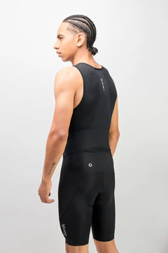 Licra negra Badana de ciclismo para hombre-11