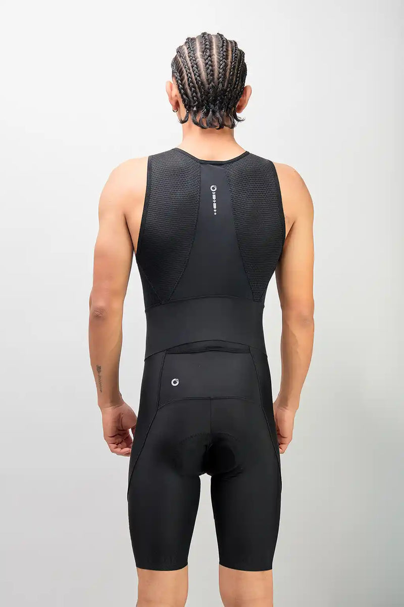 Licra negra Badana de ciclismo para hombre-12