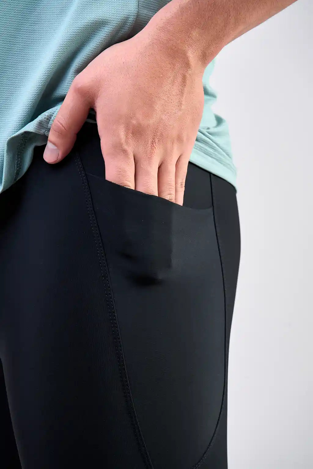Licra Running Elite para hombre negro-3
