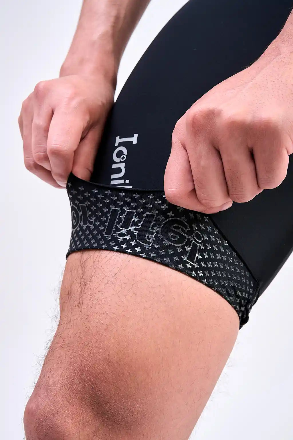 Licra Running Elite para hombre negro-5