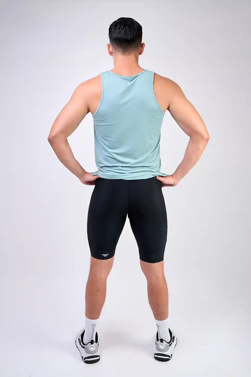 Licra Running Elite para hombre negro-10