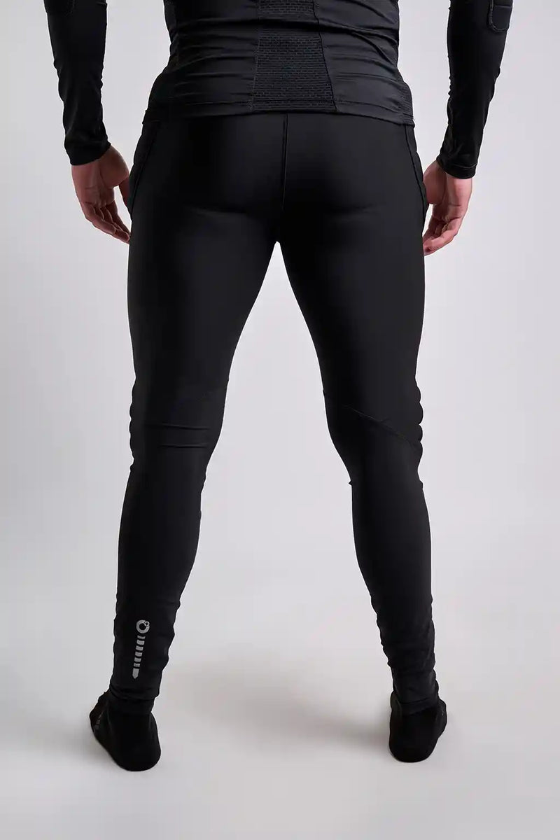 Pantalón portero negro para hombre-2